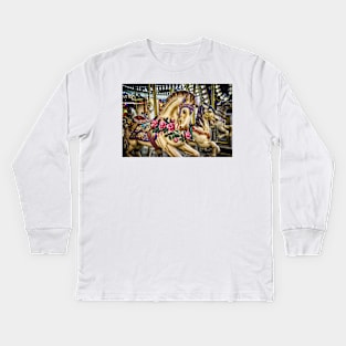 Run For The Roses Kids Long Sleeve T-Shirt